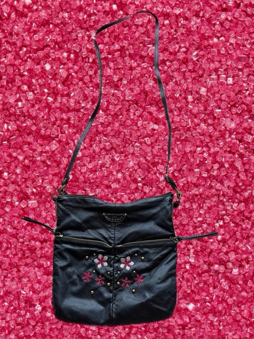 UNIONBAY vintage floral embroidery crossbody bag 🌺🌸💐